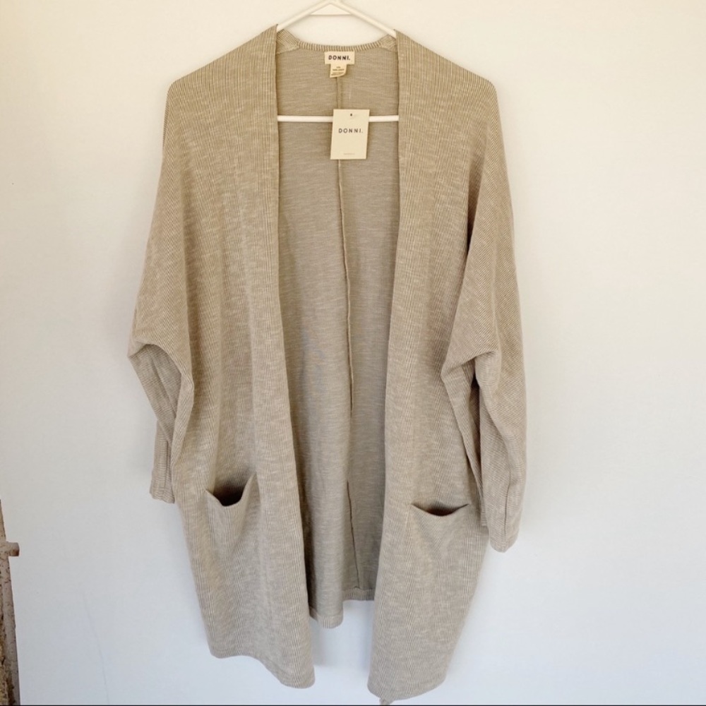 DONNI. Ribbed Cardigan - Picture 2 of 5